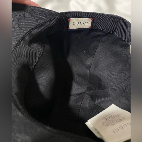 ORIGINAL GG CANVAS BASEBALL HAT WITH WEB BRAND NEW - Picture 4 of 7